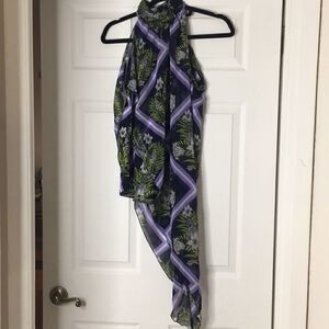 NWT NY&C sleeveless asymmetrical top